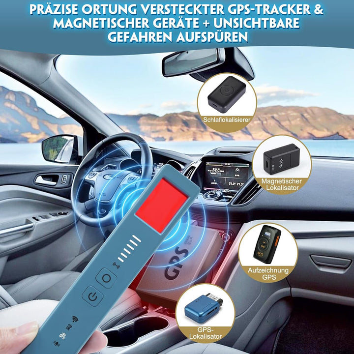 Kamera & Wanzen Detektor – Versteckte Kamera, GPS Tracker & Wanzen Aufspürgerät mit RF-Signalerkennu