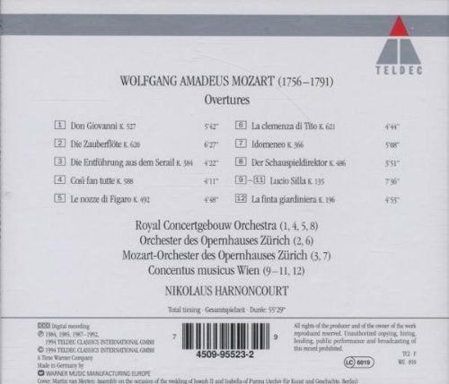 Ouvertüren, Audio-CD