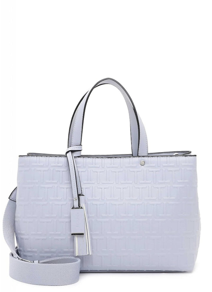 Tamaris Shopper Leona 32172 Damen Handtaschen Print Einheitsgrösse Greyblue 855, Einheitsgrösse Grey