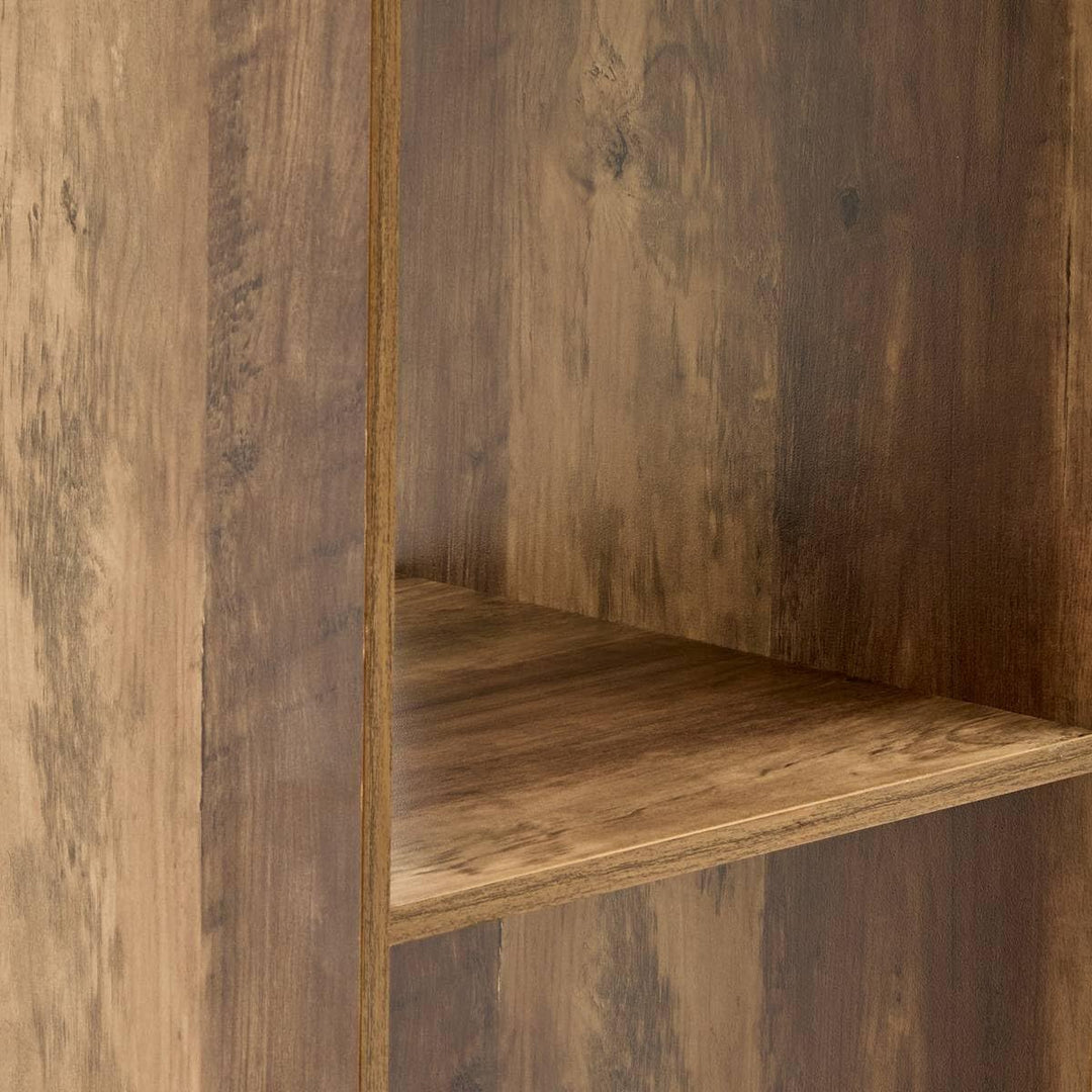 Regal Mix 2 Fächer industriell aus Holz cm holz, cm holz