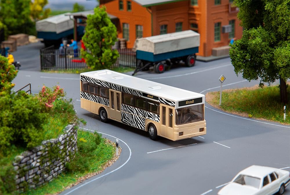 Faller 161479 Car System Start-Set Bus MB O405 inkl. Decos, Mehrfarbig