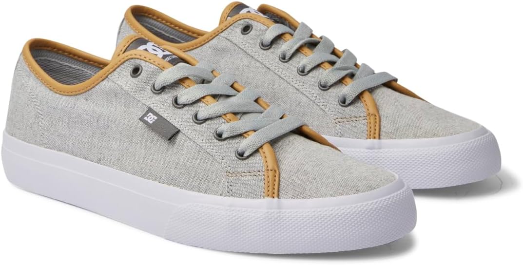DC Shoes Herren Manual Sneaker 42.5 EU Grey Light Grey, 42.5 EU Grey Light Grey