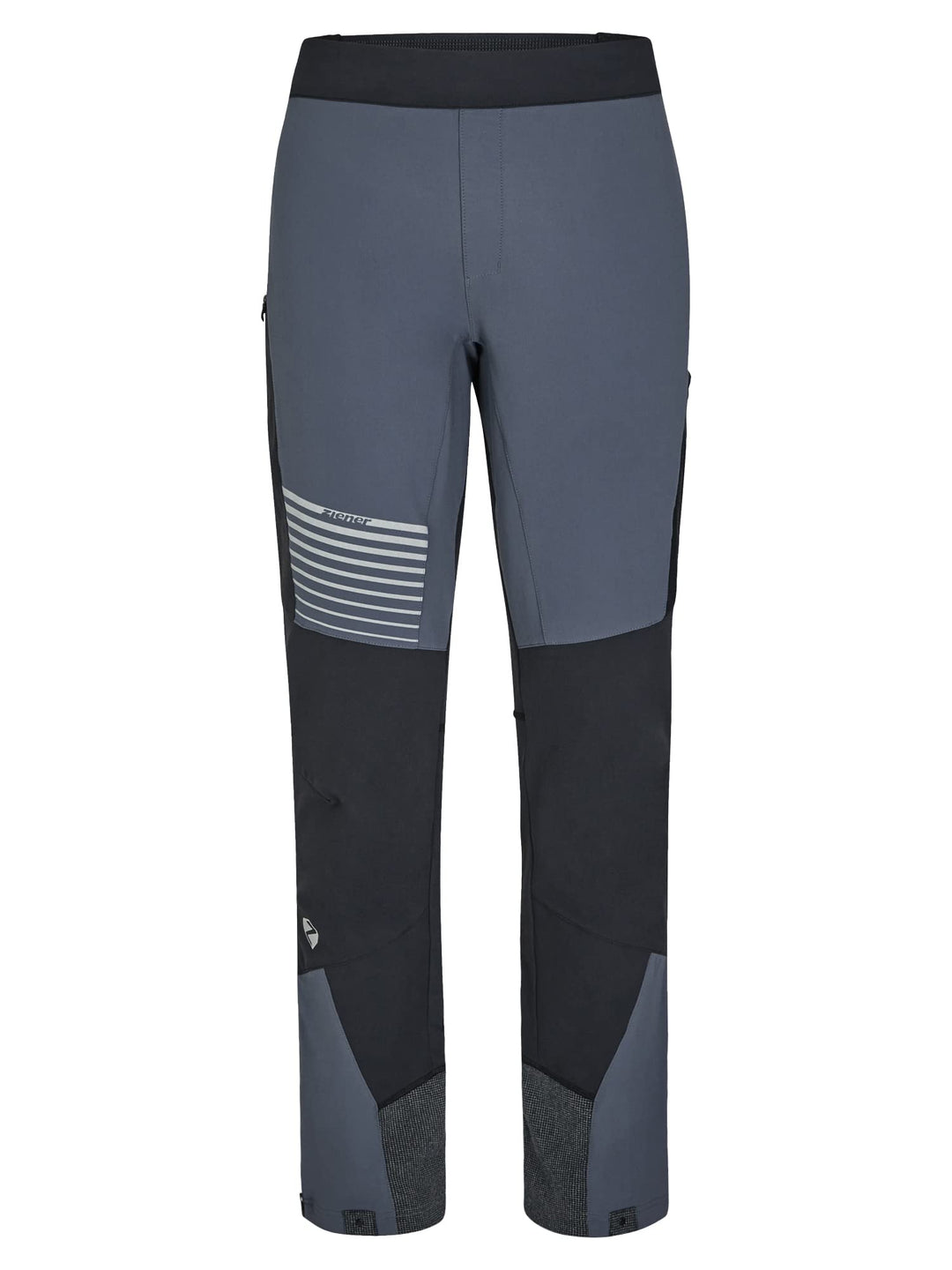 Ziener Herren Softshell-Hose | Skitour, Nordic, Winddicht, elastisch, funktionell Nawo, Ombre.black