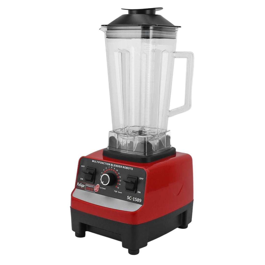 Standmixer, 4500 W, Professioneller Mixer mit 6 Edelstahlklingen, Leistungsstarker Kommerzieller Mix