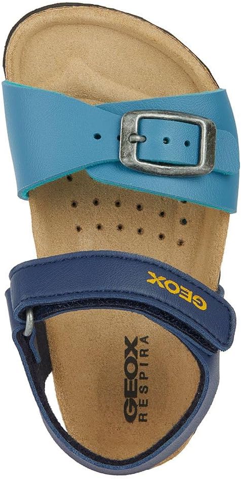 Geox Baby-Jungen B Chalki Boy Sandal 20 EU Octane Navy, 20 EU Octane Navy