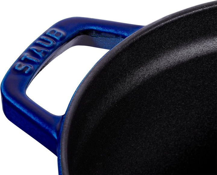 STAUB Gusseisen Bräter/Cocotte, Rund 30 cm, 8,35 L, Aromaregen Funktion, Für alle Herdarten geeignet