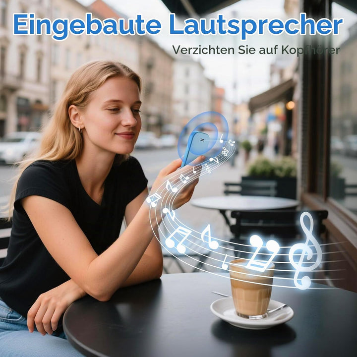 64 GB MP3-Player mit Bluetooth 5.3, tragbarer Musik-Player mit HiFi-Klangqualität und FM-Radio, 300