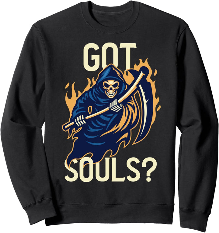 Sensenmann hat Seelen? Halloween Halloween Sweatshirt