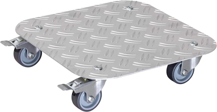 Wagner Pflanzenroller Alaska 29 x 29 x 7,5 cm I Blumenroller für Aussenbereich + Innenbereich I Kübe