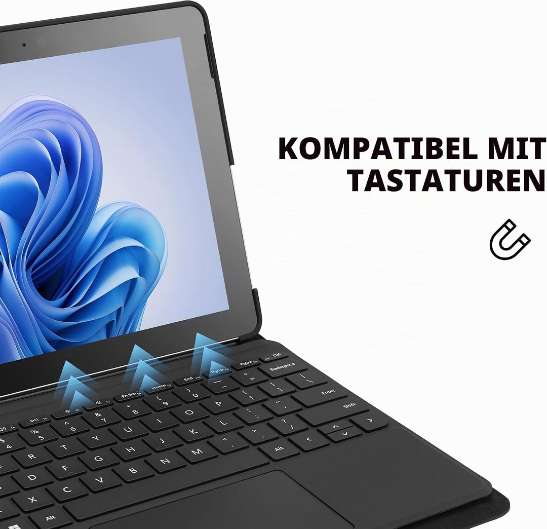 Hülle für Microsoft Surface Pro 11 / Pro 10 / Pro 9 13 Zoll (2022),Leder Schutzhülle Surface Pro 9 T