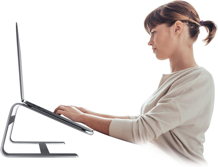 Macally, A-Stand, Aluminium-Laptop-Ständer für Apple MacBook, MacBook Air, MacBook Pro und andere La