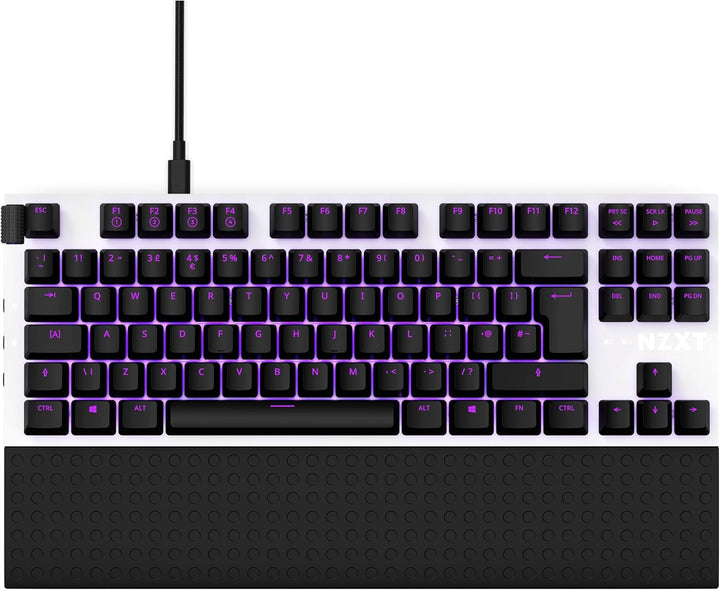 NZXT Function TKL Mechanische PC Gaming Tastatur - beleuchtet - lineare RGB Schalter - MX kompatible