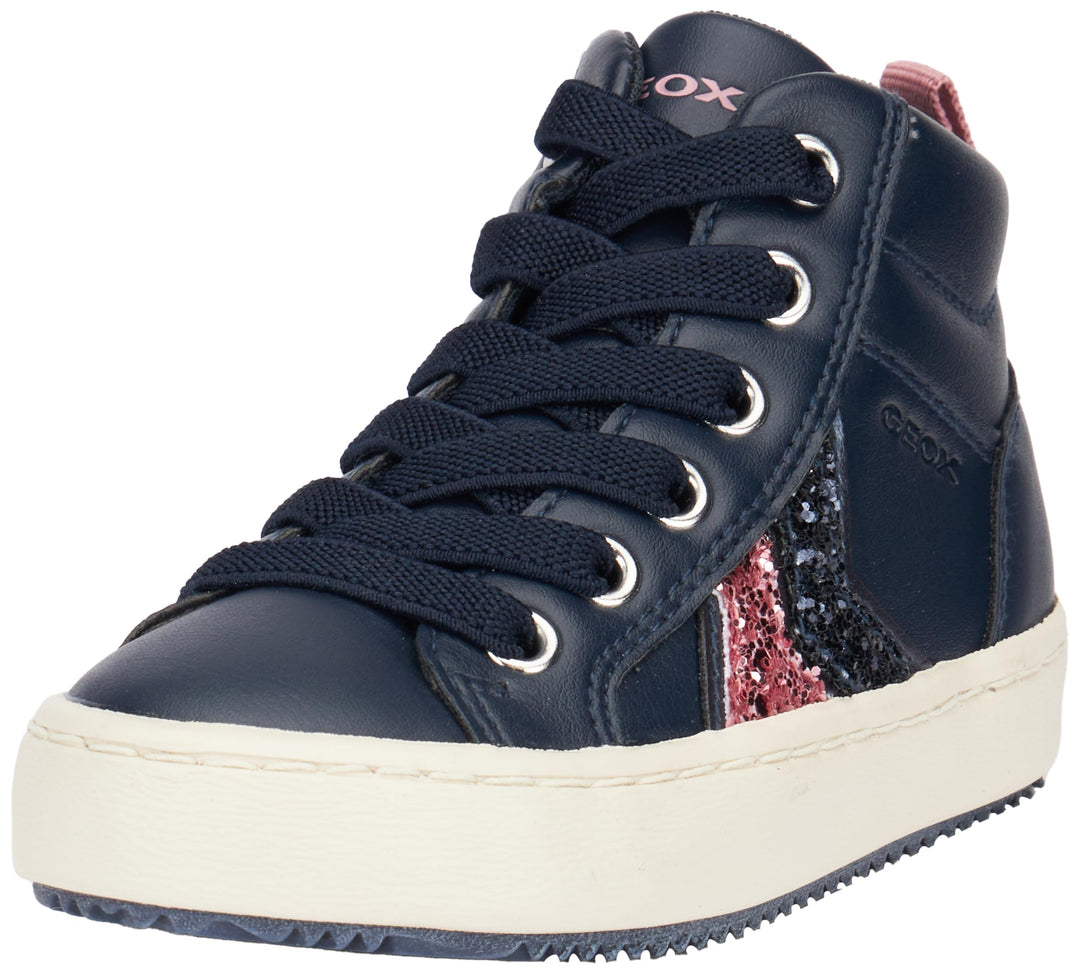 Geox Mädchen J Kalispera Girl B Sneaker 36 EU Navy Dk Pink, 36 EU Navy Dk Pink