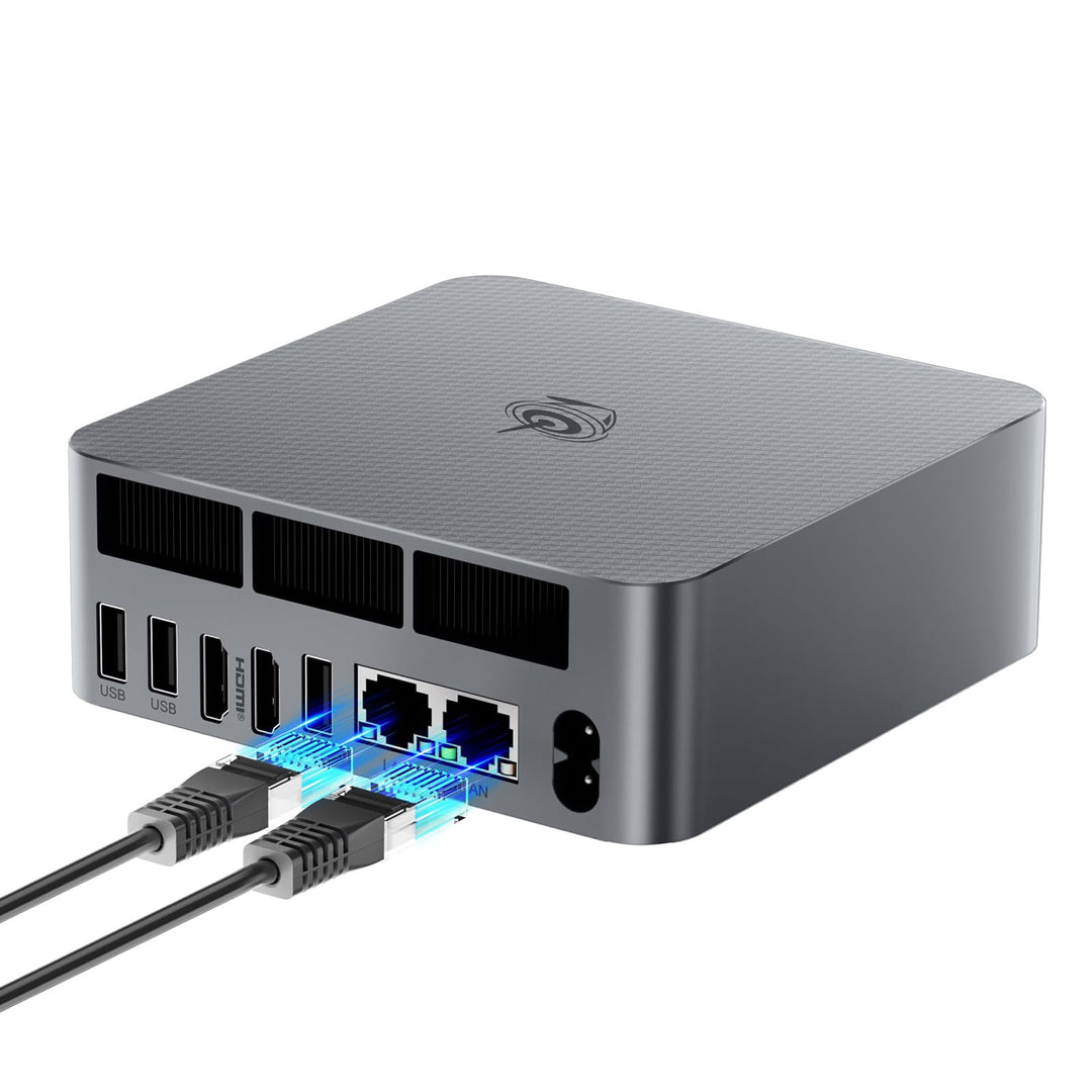 Beelink Mini PC AMD Ryzen 5 5560U(6C/12T,up to 4.0 GHz),Mini Computer 16GB DDR4 RAM/500GB M.2 2280 N