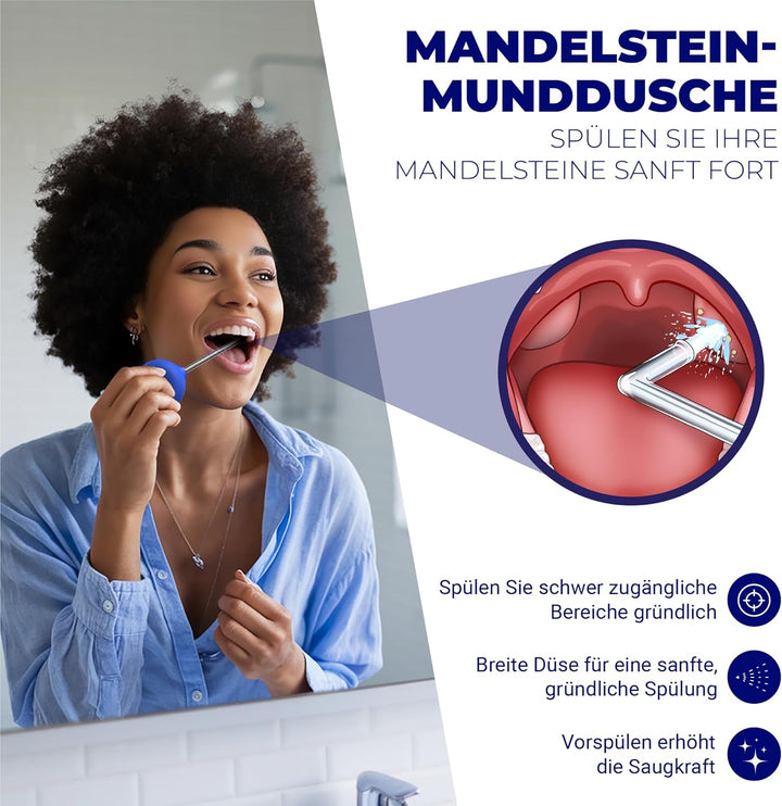 Oravix Mandelsteine Schröpfglas, Mandelsteine Entfernen Sauger, Mundgeruch Bekämpfen, Mandelstein En