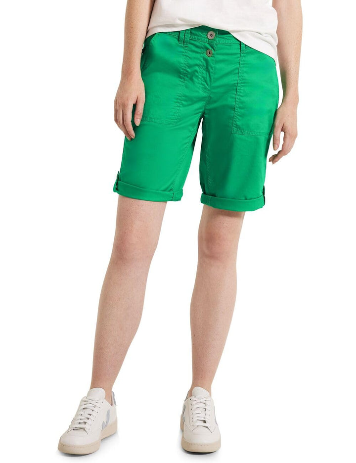 Cecil Damen Baumwollshorts 34W Fresh Green, 34W Fresh Green
