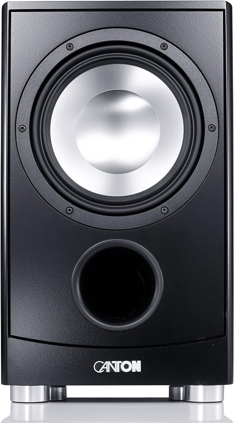 Canton AS 85.3 SC Leistungsstarke Aktiv-Subwoofer (200/280W) schwarz schwarz