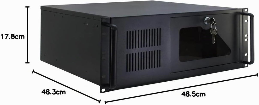 INTER-TECH Servergehäuse IPC 4U-4088-S, 45cm