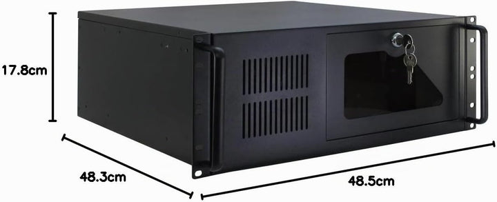 INTER-TECH Servergehäuse IPC 4U-4088-S, 45cm