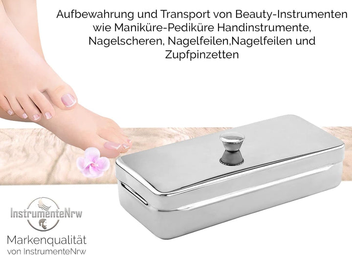 Beauty-Instrumentenschale Hygiene-Box mit Deckel