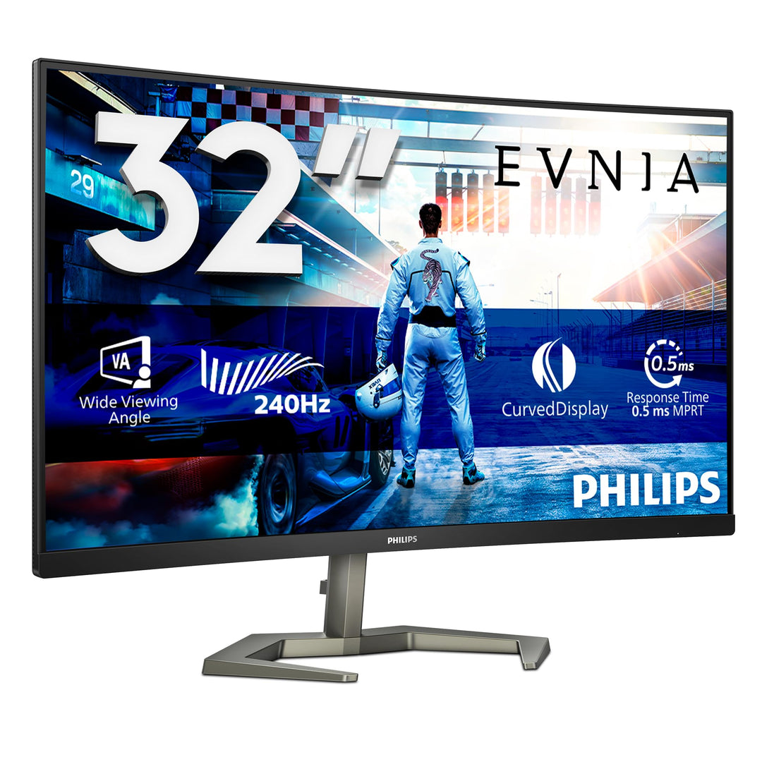 Philips Evnia 32M1C5200W - 32 Zoll Full HD Gaming Monitor, 240 Hz, 1 ms GtG, FreeSync Premium (1920x