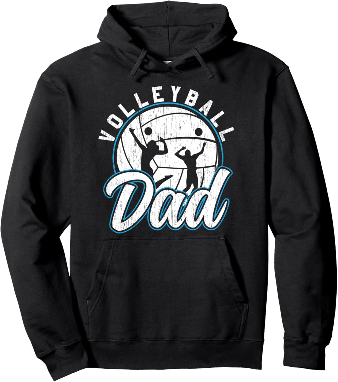 Volleyball Papa Vater Pullover Hoodie