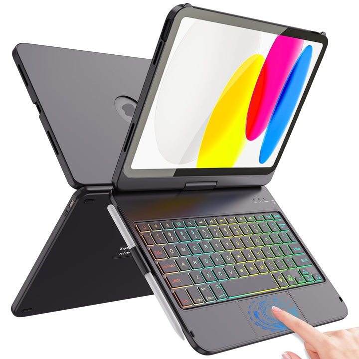 Tastatur Hülle für iPad A16 Hülle mit Tastatur iPad Hülle mit Tastatur 11 Hülle mit Tastatur für 10