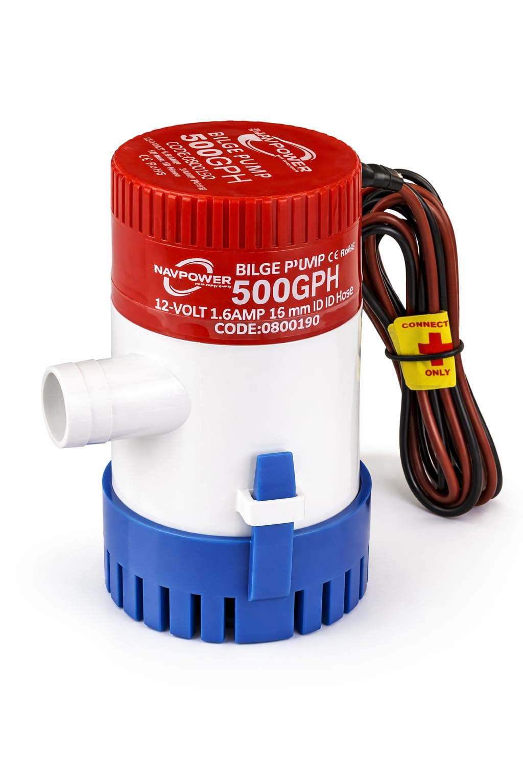 NAVPOWER Leistungsfähige Pumpe für Boote und Wohnmobile (500 GPH 12 V) 500 GPH 12v, 500 GPH 12v
