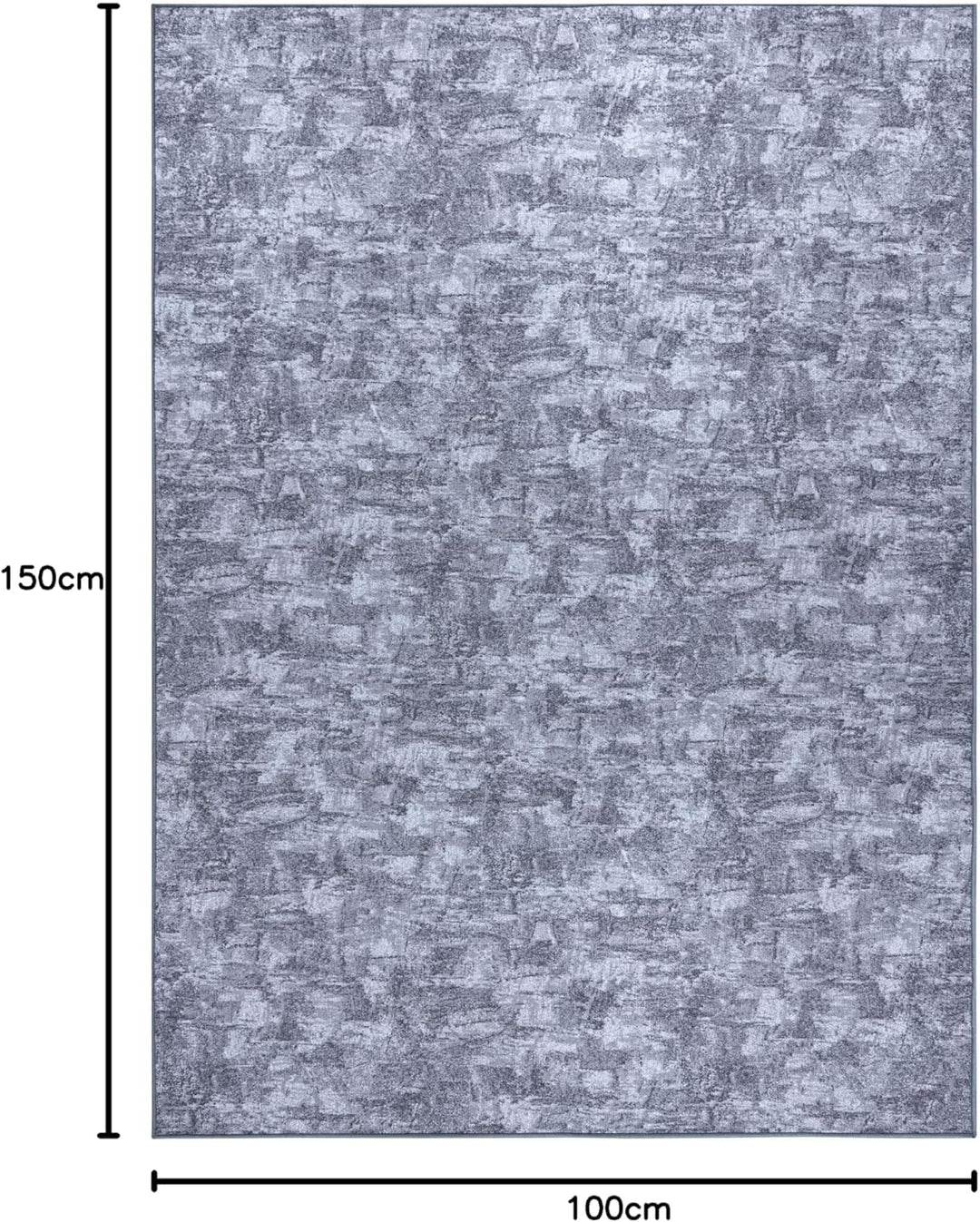 rugsx Teppich Solid für Zimmer, Wohnzimmer, Schlafzimmer, Teppichboden Auslegware, Nachahmung von Be