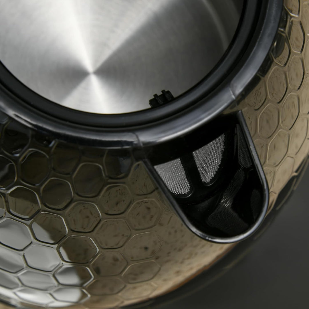 HOMCOM Wasserkocher Toaster Set 1,7L Wasserkocher 4 Toastscheiben Frühstücksset mit 7 Bräunungsstufe