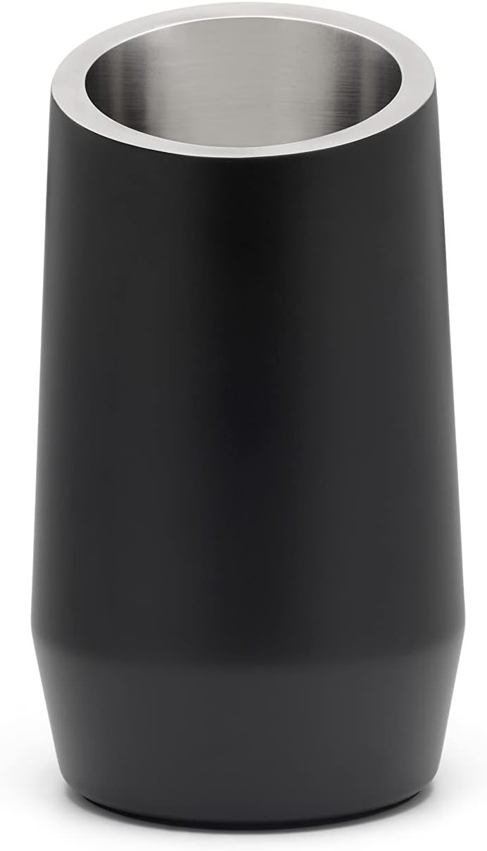 Leopold Vienna Flaschenkühler, Edelstahl 304, Schwarz, 139x139x250
