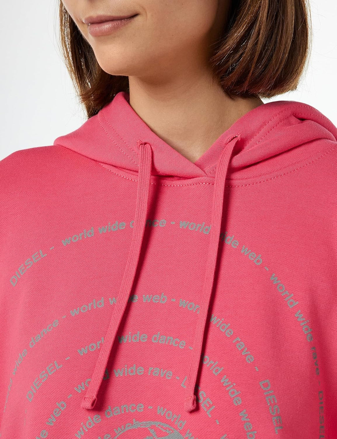 Diesel Damen F-maxinne-Hood Sweatshirt mit Rundhalsausschnitt XS 3cx-0jfav, XS 3cx-0jfav