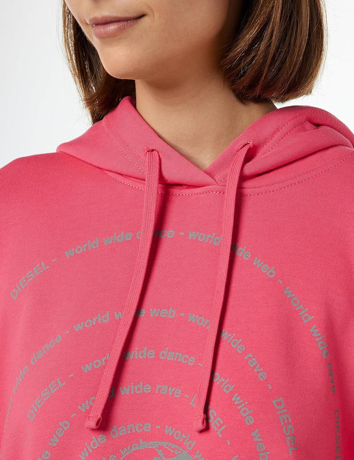 Diesel Damen F-maxinne-Hood Sweatshirt mit Rundhalsausschnitt XS 3cx-0jfav, XS 3cx-0jfav
