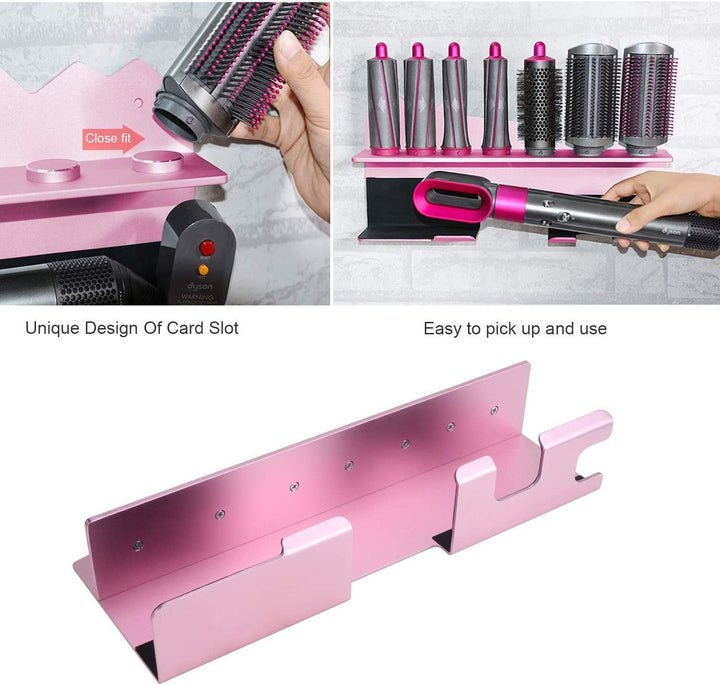 Luchs – Wandhalterung Organizer für Dyson Airwrap Haarstyler Lockenwickler Locken Haartrockner Halte