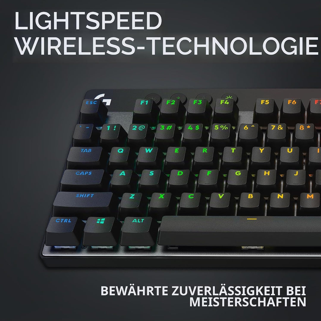 Logitech G Pro X TkL Lightspeed Kabellose Gaming-Tastatur - Schwarz - ESP - Tactile