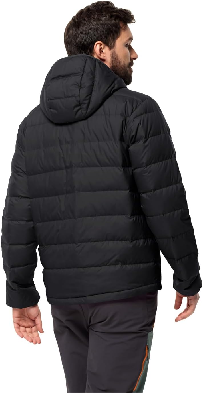 Jack Wolfskin Herren Ather Down Hoody M Daunenjacke S Schwarz, S Schwarz