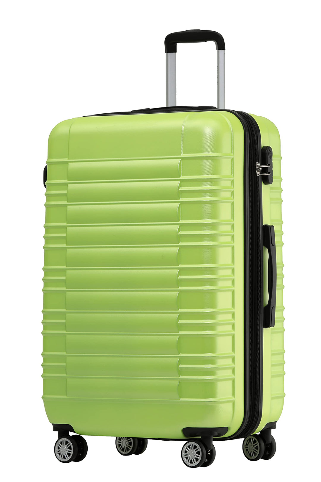 BEIBYE Zwillingsrollen Reisekoffer Koffer Trolleys Hartschale M-L-XL-Set (Green, M) Green M, Green M