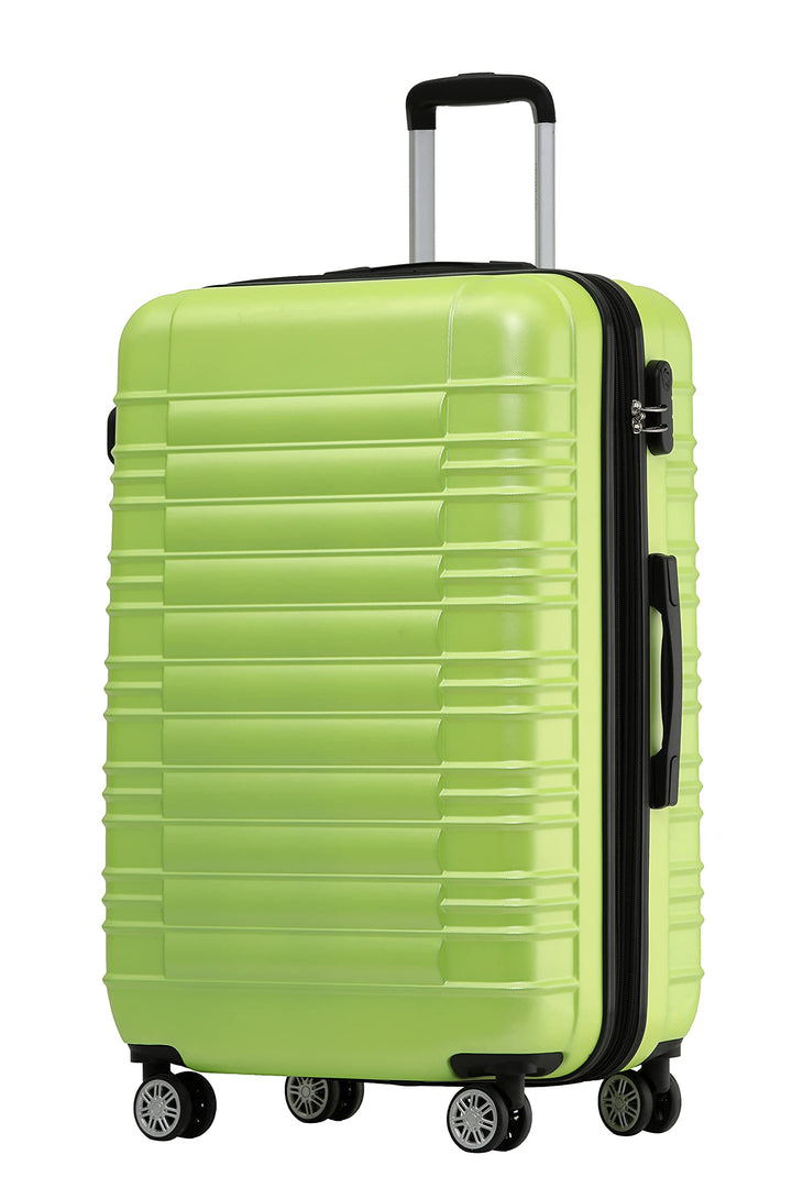 BEIBYE Zwillingsrollen Reisekoffer Koffer Trolleys Hartschale M-L-XL-Set (Green, M) Green M, Green M