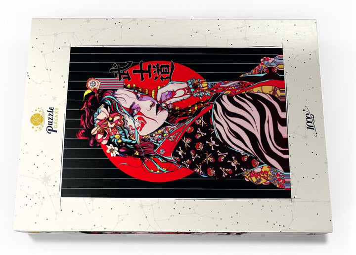 Geisha Frau - Japan Charakter - Premium 1000 Teile Puzzle - MyPuzzle Sonderkollektion von Puzzle Gal