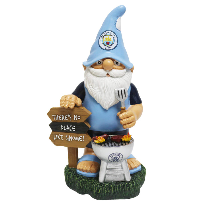 FOCO Premier League Fan Supporter BBQ Garden Ornament Decoration GNOME Manchester City Fc, Mancheste