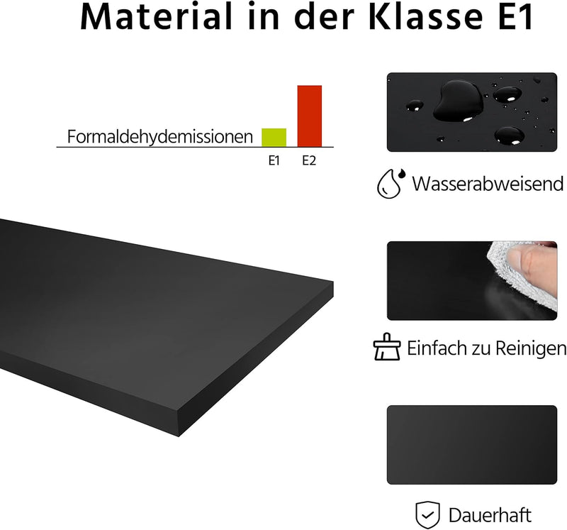 Yaheetech Nachtschrank Nachtkommode Boxspringbett Nachttisch mit 1 Schublade und verstellbarem Einle