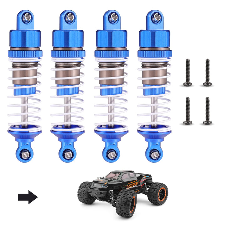 HAIBOXING 1/16 RC Autos Ersatzteile, RC Trufl Aluminiumöl Shocks 4pcs Verbesserte Teile für 16889 &