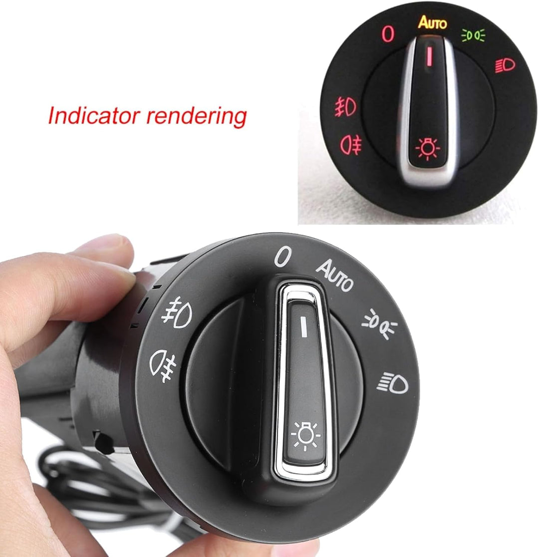 Scheinwerfer Schalter Sensor Qiilu Auto Scheinwerferlampe Steuerschalter Lichtsensor-Modul für Golf