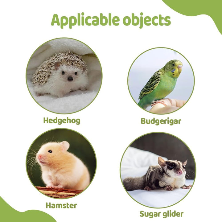 Kleintier Tragetasche, Atmungsaktive Hamster Transporttasche mit Netz und Verstellbarem Schultergurt