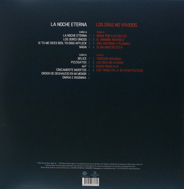 La Noche Eterna/Dias No Vivido [Vinyl LP]