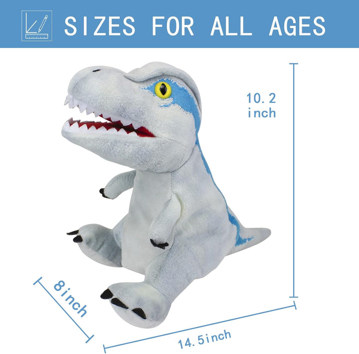 JUSTQUNSEEN Dinosaurier Handpuppen Dinosaurier Spielzeug, Dinosaurier Puppen für Kinder, Dinosaurier