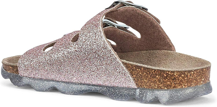 Superfit Mädchen Fussbettpantoffel Pantoffeln 25 EU Bronze 9000, 25 EU Bronze 9000