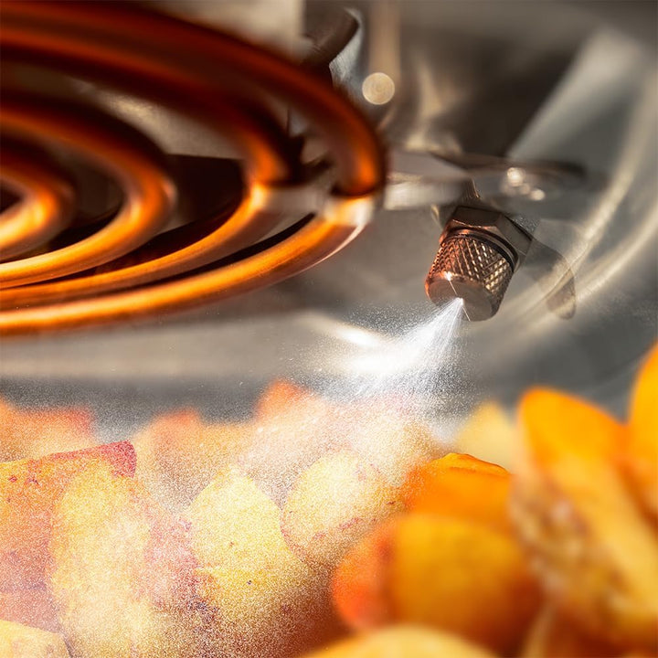 Cecotec Heissluftfritteuse 5 L Cecofry Drip 5000 Air Fryer ohne Öl. 1500 W, Wasserspray, 8 Menüs, Pe