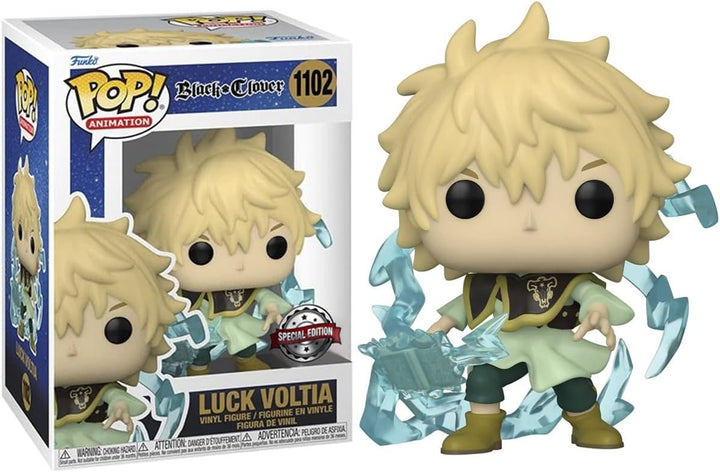 Funko Pop Black Clover Luck Voltia Figure (AAA Anime Exclusive)