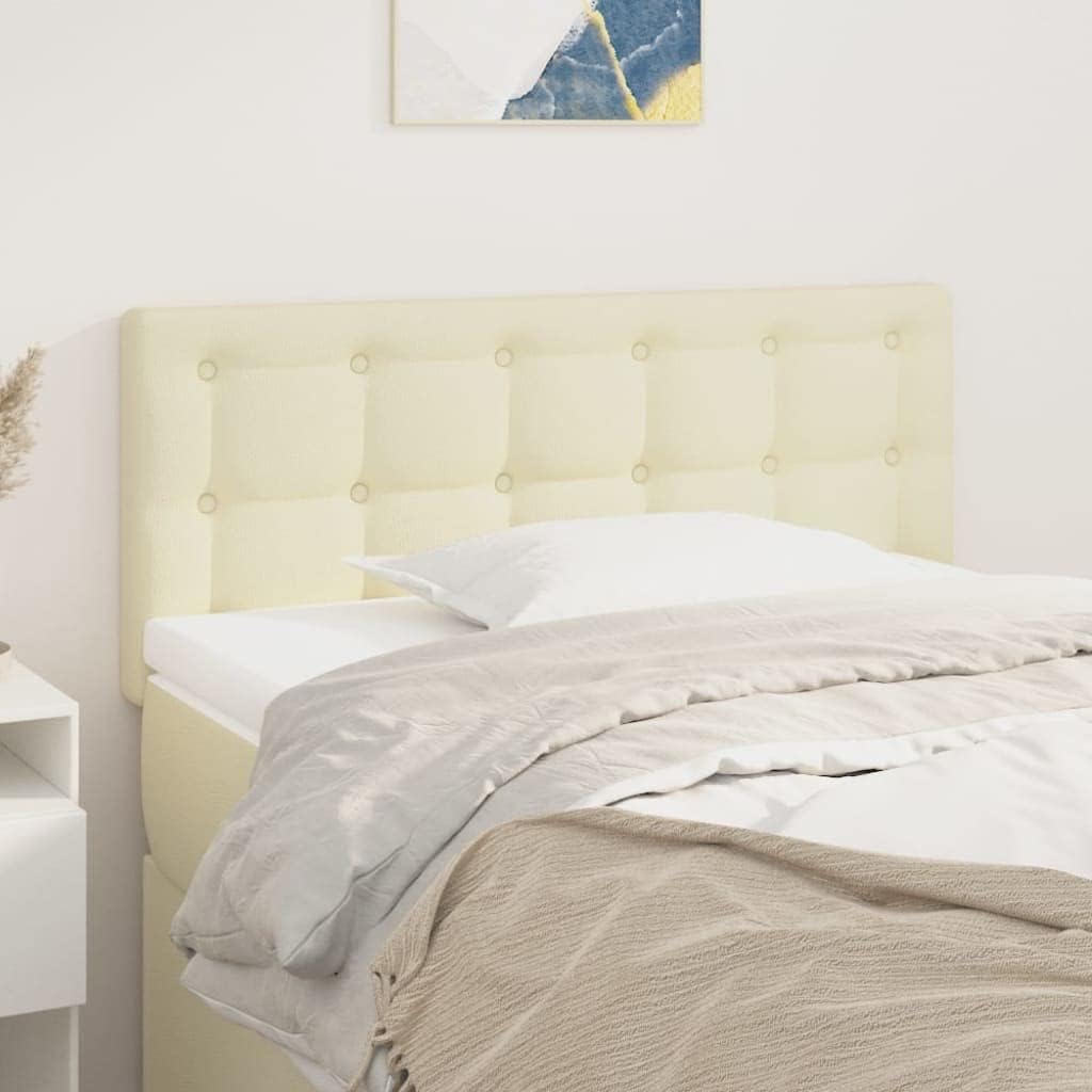 vidaXL Kopfteil, Bettkopfteil mit Holzbeinen, Höhenverstellbar Polsterkopfteil für Bett, Betthaupt B